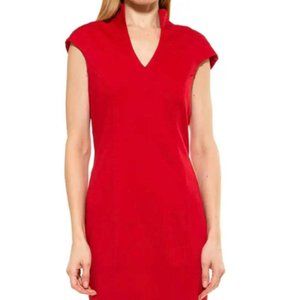 NWT Alexia Admor New York Woman's 2X Red Sleeveless Sheath Dress